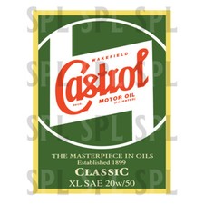 Castrol Motor Oil Metal SIGN