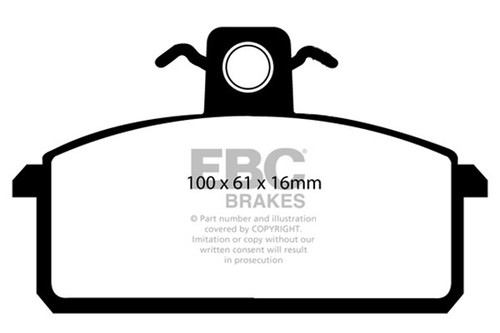 Ebc ultimax rear brake pads - ebc,