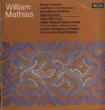 William Mathias(Vinyl LP)Dance Overture-Decca-SXL 6607-UK-1973-VG/Ex