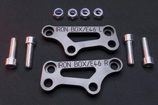 BMW E46 Steering Lock Adapters - STOCK ARMS / Street + Drift / STEEL