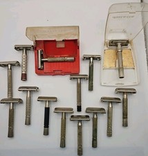 Lot of 14 VINTAGE SAFETY RAZOR