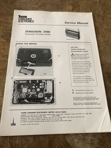 Brc service manual model - service,
