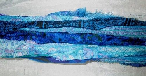 Pure silk recycled sari - silk,