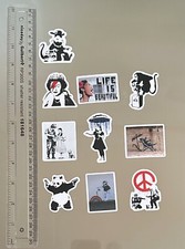 Banksy Art Graffiti  Stickers