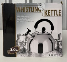 Stainless Steel Whistling Kettle 3L - SILVER
