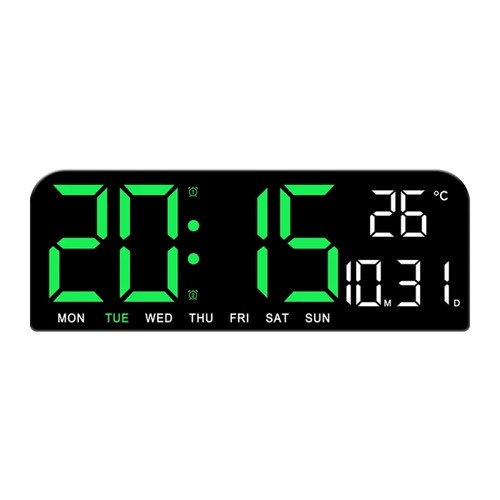Desk wall clock digital alarm - desk,