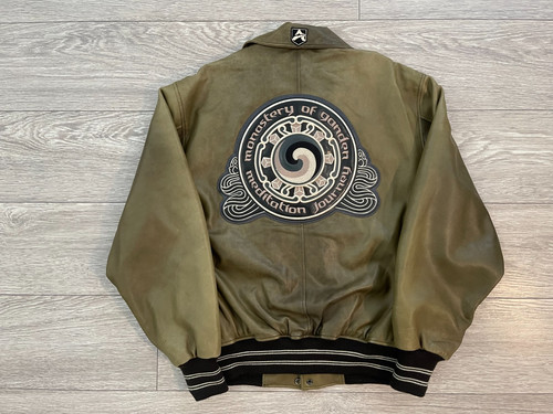 Vintage avirex leather varsity - leather,