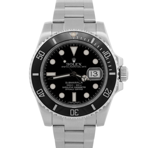 Rolex submariner date - rolex, black