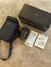 Sigma 105mm F2.8 Macro EX DG OS HSM Canon Fit Lens with original box etc.