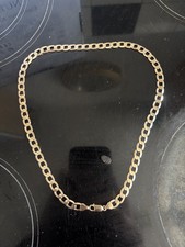 9ct Solid Gold Curb Chain 30