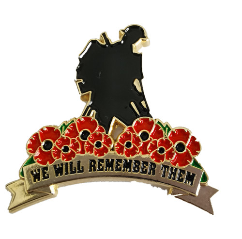 Lone soldier purple poppy - purple,