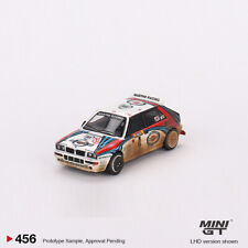MINI GT 1:64 Model Car Lancia Delta HF EVO 1992 Rally MonteCarlo Martini Racing