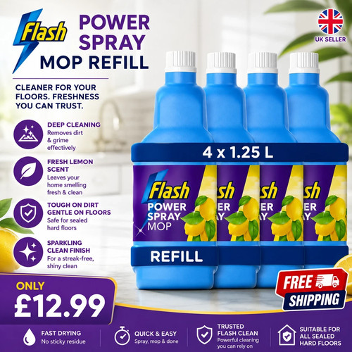Flash power spray mop floor - power,