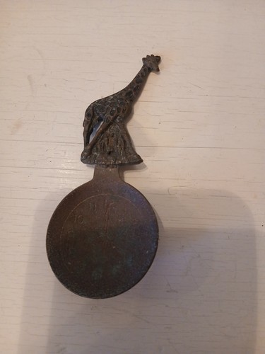 Vintage metal souvenir spoon - metal,