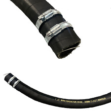 Flexible Wire Reinforced Rubber Coolant Water Heater Radiator Hose Free Clips