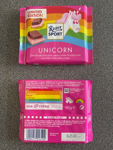 Ritter sport unicorn - unicorn, einhorn