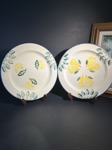 Set poole pottery fruit - of,