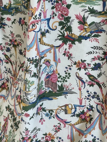 Toile jouy french printed - toile, de