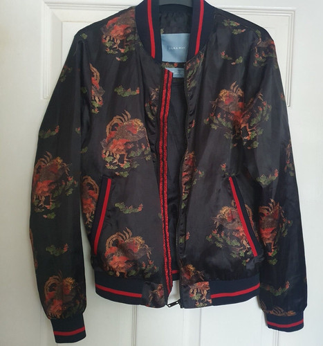 Zara man bomber jacket size - size, l