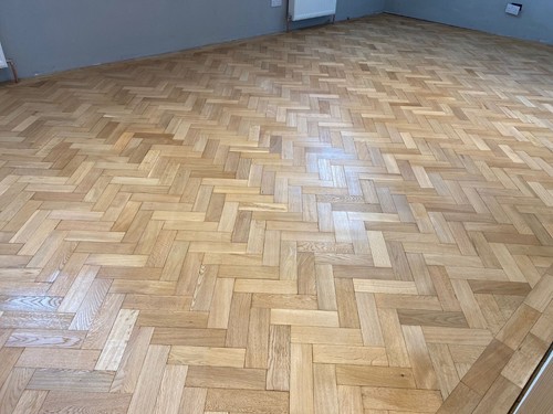 Reclaimed oak parquet - oak,