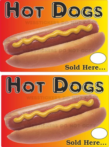 Hot dog stickers for - , ice