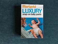 Vintage Blue Plastic  Marigold