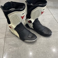 Dainese ST-TRQ Race Out Boots UK 10 Black Leather Torque out Motorcycle Track