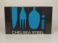 Viners Chelsea Steel Pastry Forks. A Set Of 6. New Old Stock.