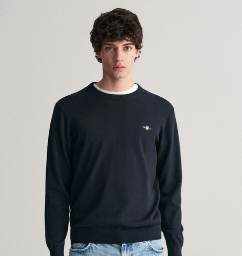 Gant classic cotton crew neck - classic,