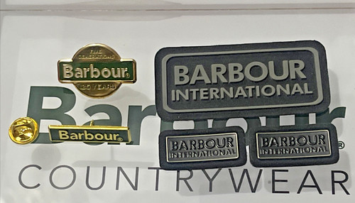 Barbour pin badges collection - badges,