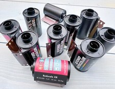 10x Empty Reusable 35mm Film