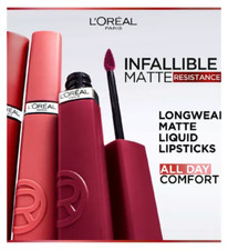 Loreal Infallible Matte Resistance Lipstick Choose Your Shade *NEW*