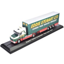 1:76 Scale Atlas/Oxford Scania T Cab Curtainside Trailer Eddie Stobart Model