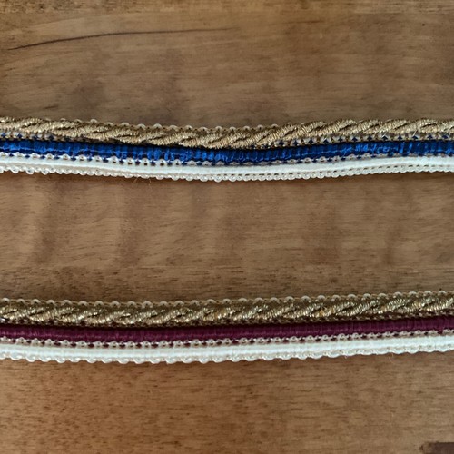 Red blue with ivory - red,