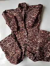 Topshop Sno Jumpsuit Ski Suit 10 UK  Leopard . Belt Missing Snow 