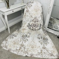  Dorma Lined Curtains Pair 66”x72 Taupe & Neutral Tones country homes cotton 