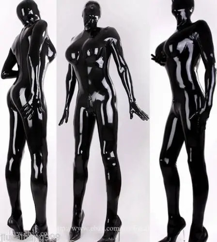 Latex rubber gummi catsuit - rubber,