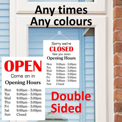 Personalised opening hours - personalised,