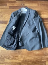 Men's Grey Suit 2-Piece Kin By John Lewis Single Breasted Slim Fit