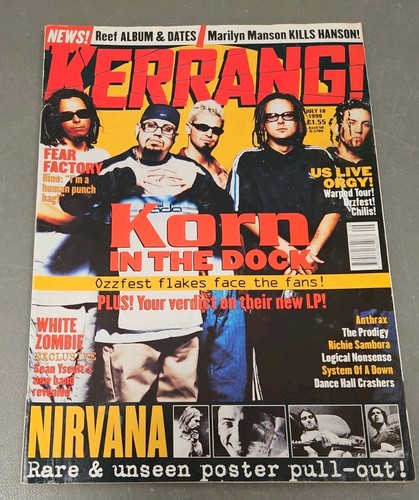 Kerrang magazine 708 korn - kerrang,