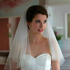 New Two Layer Wedding Veil