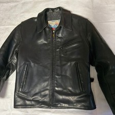 Aero Black Leather Half Belted