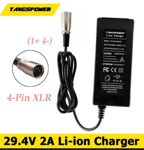 4 pin in - 29.4v,