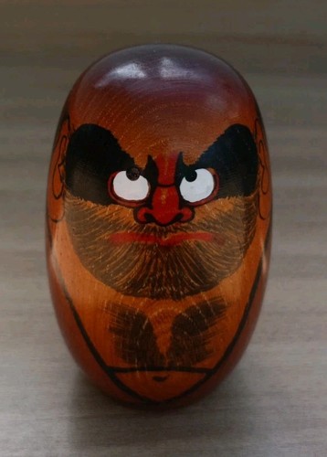 Japanese kokeshi daruma - cm,