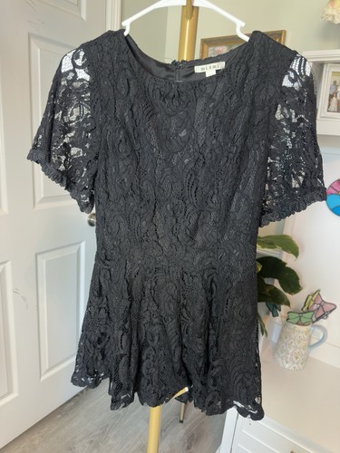Womens miami black lace - black,