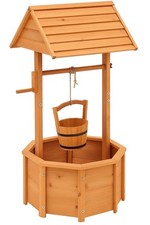 Outdoor Wooden Wishing Well