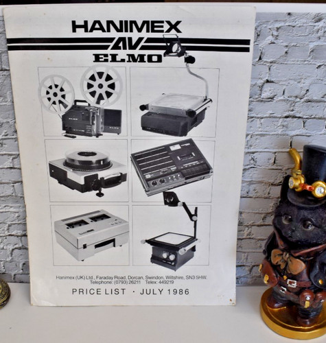Hanimex elmo 16mm projector - hanimex, av