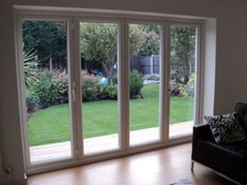Brand new White uPVC Bi Folding Doors / MADE TO MEASURE
