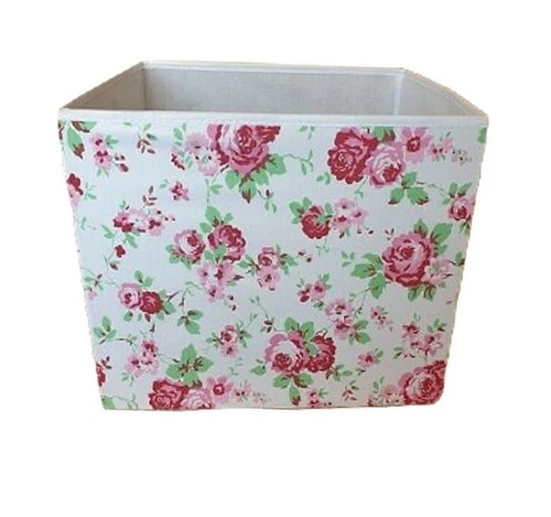 Ikea drona pink floral storage - drona,