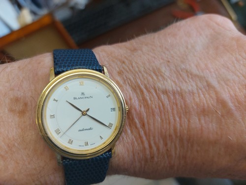 Blancpain villeret 18ct - blancpain,